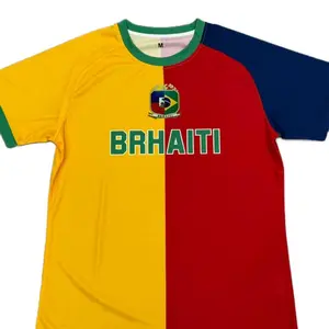 Haiti and Brazil Combined Fan Jersey World Cup 2026