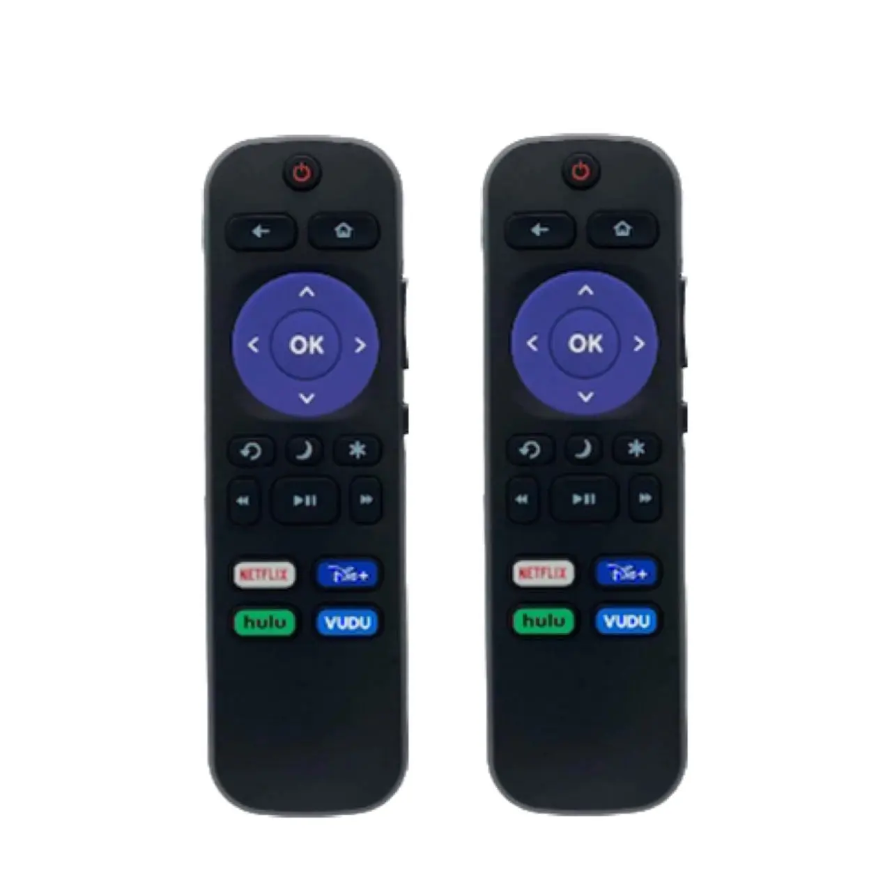 (2 PACK) Replacement Remote For ONN Roku TV with Disney Button ONN RC-AFIR 3226000858 for 100012584 100012585 100012586 100012587 100012587 100012589 100012590 100018971