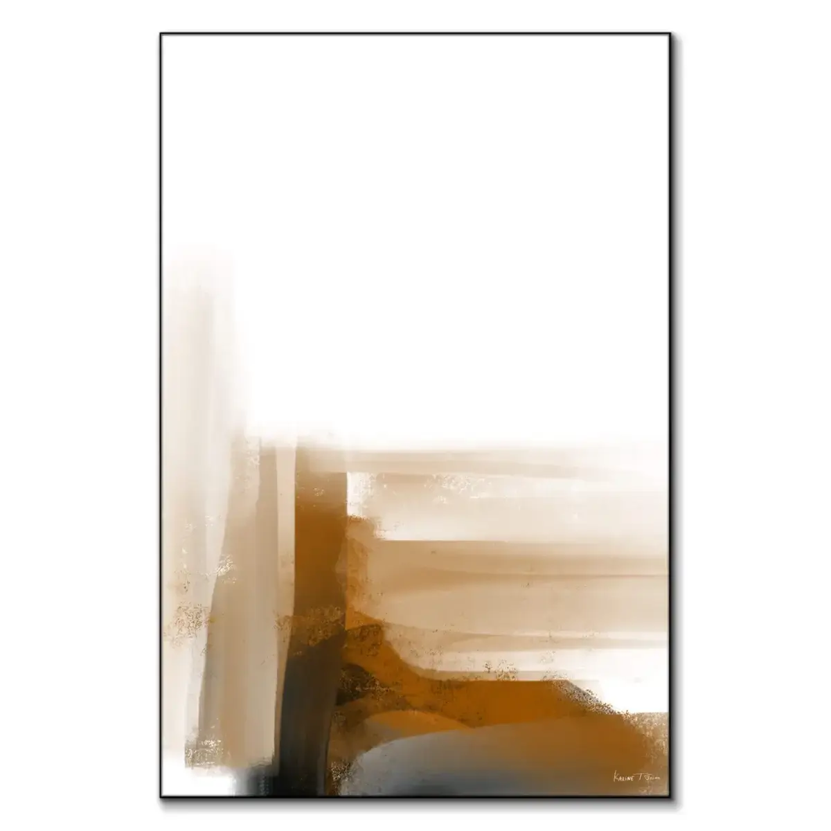 Changes No. 2 Wall Art Print,  Artwork with Print and Frame