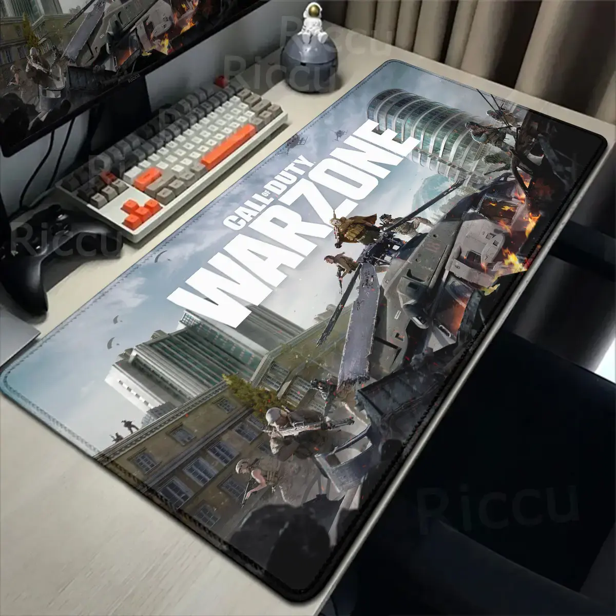 Call of Duty Warzone Video Game Mouse Pad, Keyboard Mat, COD Mobie Game Desk Mat, Call of Duty Mobie Gaming Playmat For Computer Accessories, Gift For Gamers