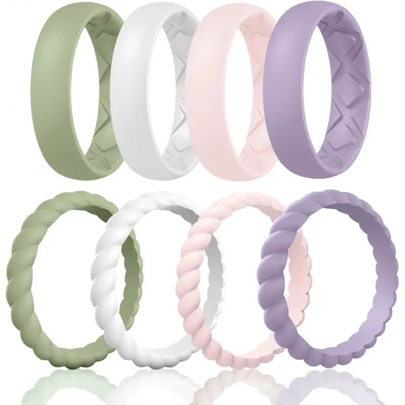 SETE3-Mist Green, White, Whitepink, Light Purple