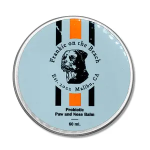 Frankie on the Beach Probiotic Paw & Nose Balm for Dogs & Cats - Natural Healing with Shea Butter Coconut Oil & Beeswax - 60ml
