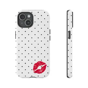 Polka Dot Kiss Phone Case for iPhone 11 - 17
