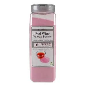 Woodland Foods 299106 Red Wine Vinegar Powder, 16 Ounce Jar, All Natural, 16Oz