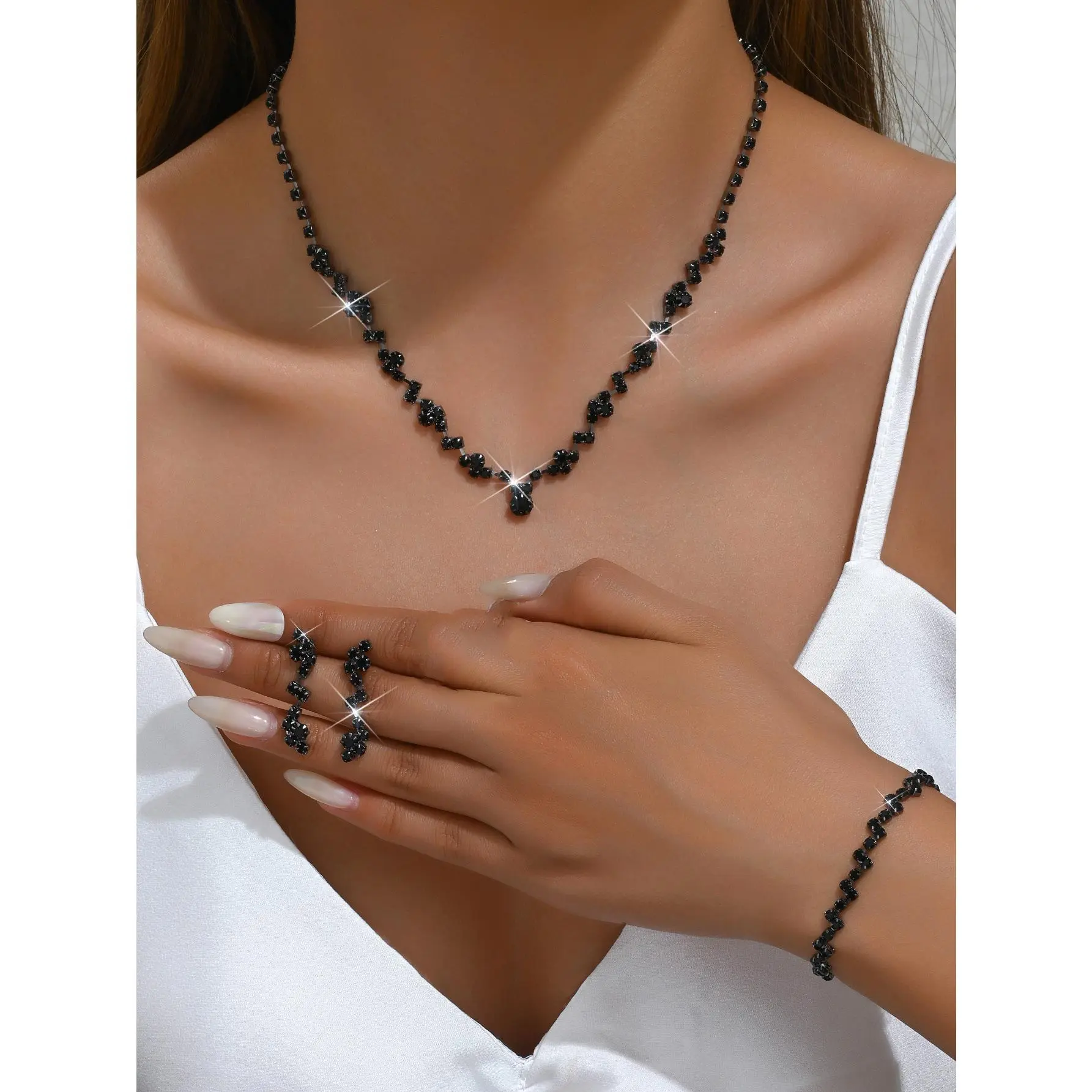 425+785 gun black set three piece set