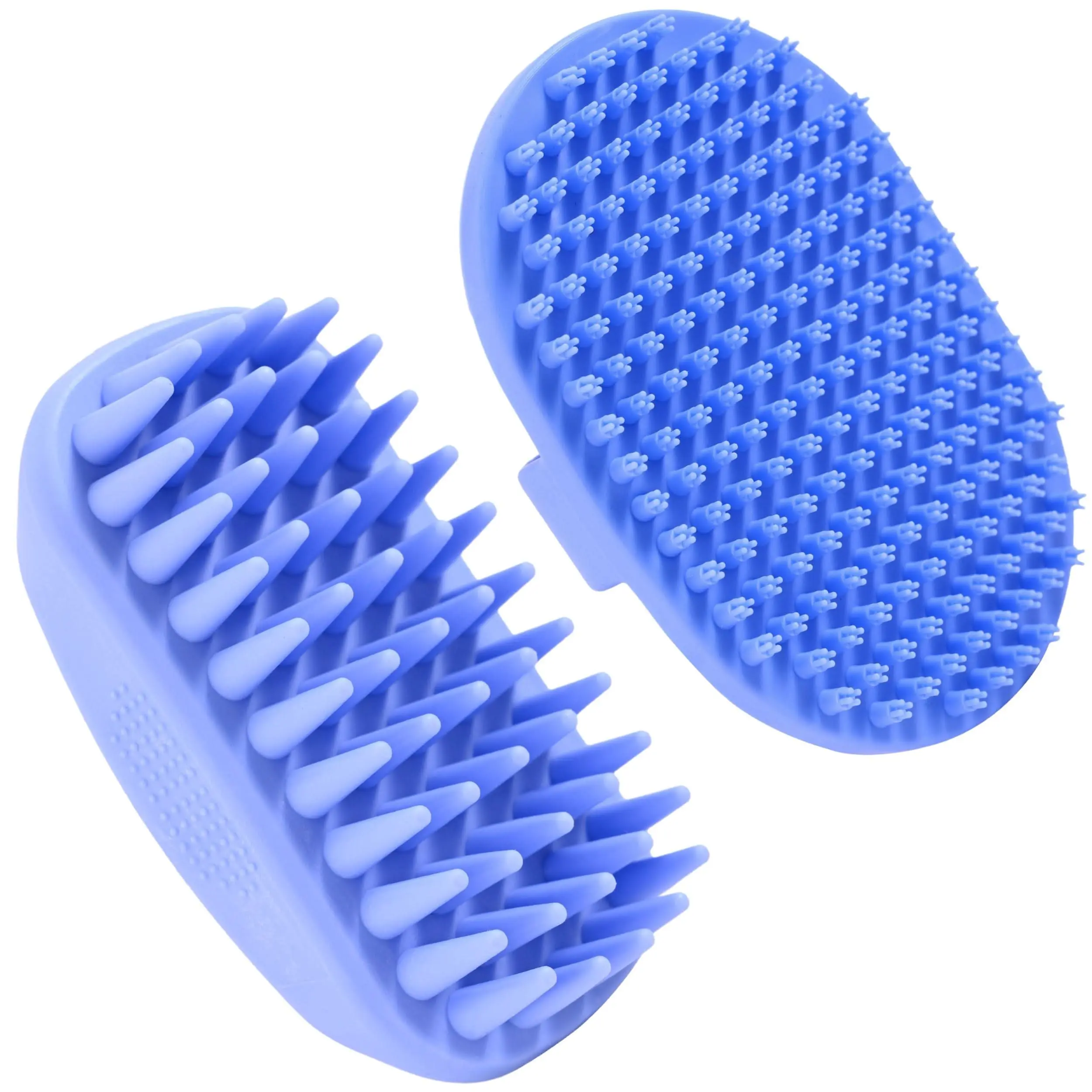 Dog Grooming Bath Brush, Pet Cleaning Set with Massage Brush, Pet Rubber Brush For Shower Scrubbing & Soothing Massage, Ideal for Long & Short Haired Dogs and Cats, Essential Pet Care Products