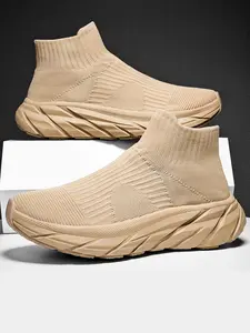 Men's Casual Sport Socks Shoes Fleece Outdoor Warm Lightweight Breathable Men's Leisure Shoes Sports Shoes Sneaker Breathable Sneakers