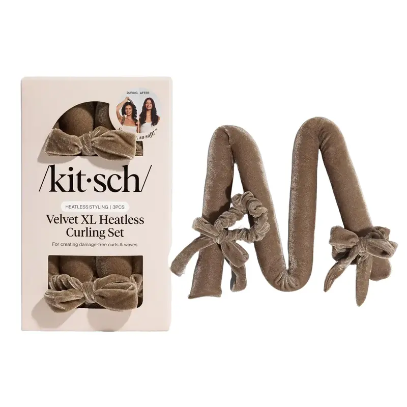 Kitsch Eucalyptus Velvet XL Heatless Curling Set
