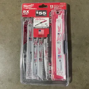 Milwaukee 49-22-1113B 13+1 PC SAWZALL Blade Set (Open Box)