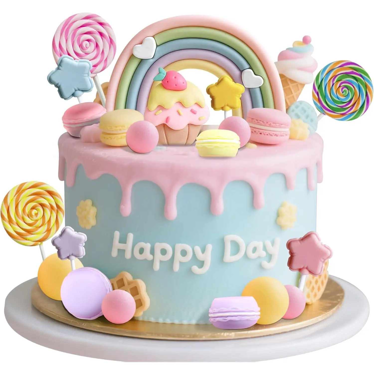 Cupcake Toppers Candy Cake Topper Sweet One Cake Topper