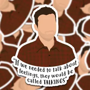 Talkings Nick Miller Vinyl Sticker