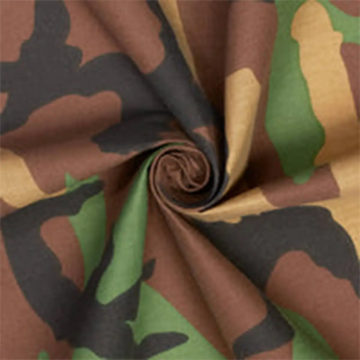 Camouflage Moss Green Fabric by the Yard| Poly-Linen 54″