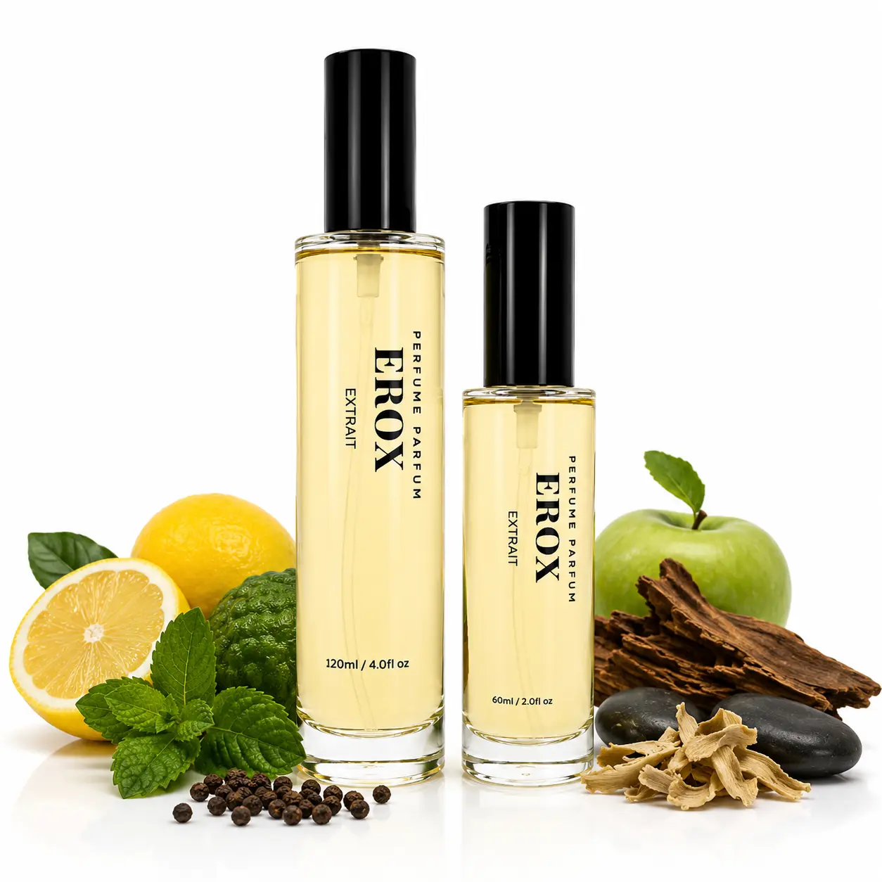 Erox | Extrait de Parfum | Fresh Mint & Green Apple | Luxury Inspired Scent | 60ml / 120ml