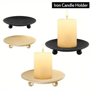 Candlestick, vintage cylindrical wedding party festival candlestick, artistic gift, family wedding party table decoration, suitable for decoration in home, bedroom, living room, and office.