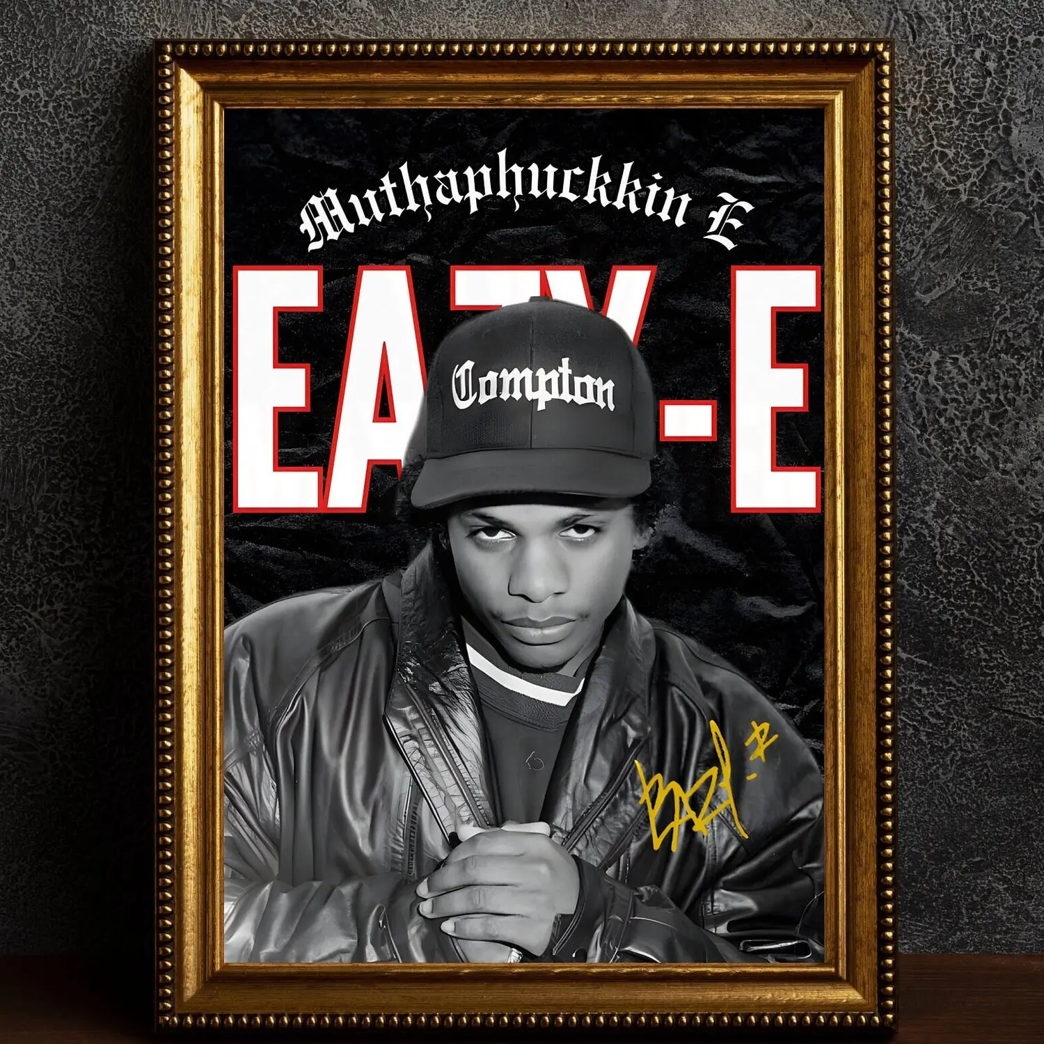 Poster Eazy-E / Rap / Pop Star / Rockstar / Wall poster / Wall art / Interior decoration