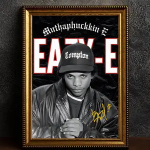 Poster Eazy-E / Rap / Pop Star / Rockstar / Wall poster / Wall art / Interior decoration