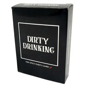 Dirty Drinking Adult Party Board Game Cards, 1 Box Wild Drinking Table Entertainment Game Card, Creative Interactive Game for Party, Family Night