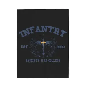 Fourth Wing Blanket The Empyrean Blanket Basgiath War College Blanket Dragon Rider Blanket Fourth Wing Merch Rebecca Yarros Blanket