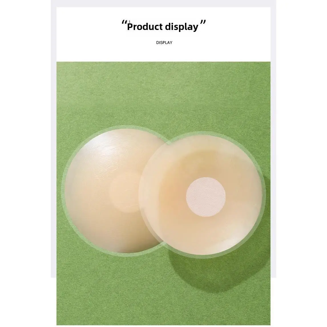 [3 Pairs] Breast Pad Nipple Coverage Chest Paste Women's Summer Wedding Dress Silicone Nipple Stick Summer Invisible Thin