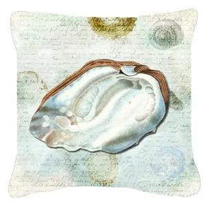 Carolines Treasures  14 x 14 in. Shells Fabric Decorative Pillow