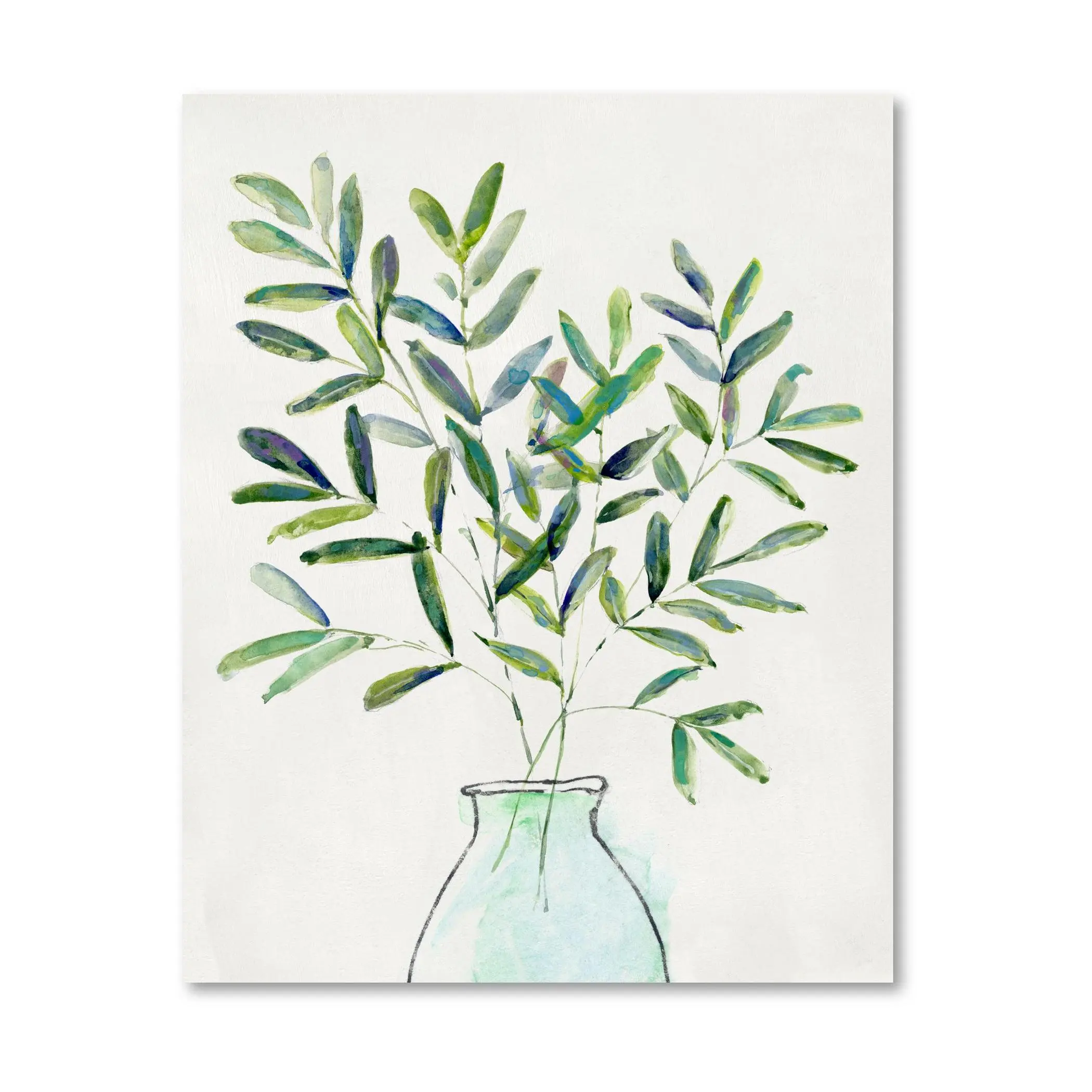 Courtside Market Greenery Arrangement II 16x20Canvas Wall Art