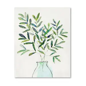 Courtside Market Greenery Arrangement II 16x20Canvas Wall Art