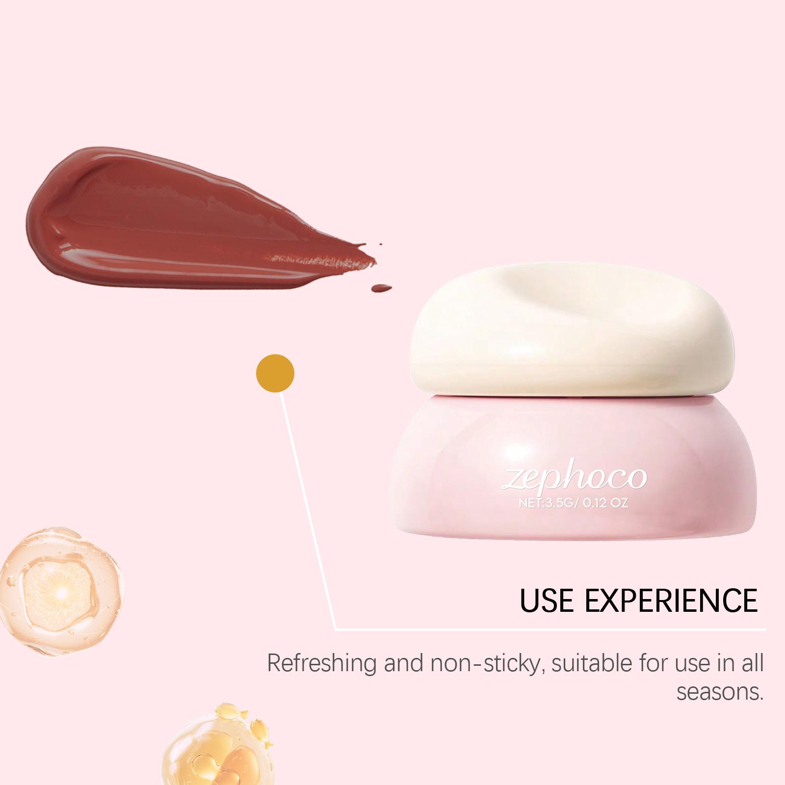 Moisturizing Glossy Lipstick Jar - Hydrates and locks in moisture, long-lasting and non-drying, gentle on skin, for a crystal-clear red lip look. Moisturizer