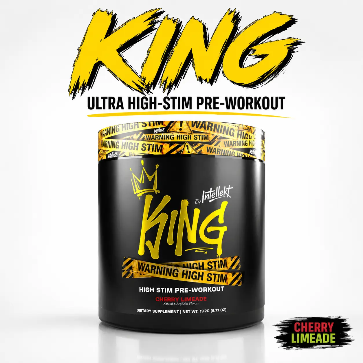KING EXTREME STIM Pre-Workout Powder | 20 Servings | High-Stimulant Sports Nutrition | Daily Energy, Focus & Performance