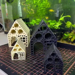 Aquarium Home - Shrimp and Fish Hidey House - Voronoi | Prechtech3D