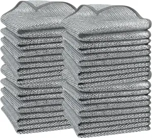 CLOUDSEA  Anti-scratch dish cloth: double woven design with airflow holes, multi-purpose kitchen cleaning pad, kitchen goodies, 2025 new style (20 pieces)