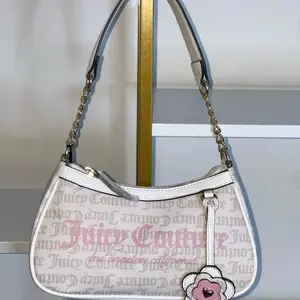 Juicy Couture White Floral Shoulder Bag
