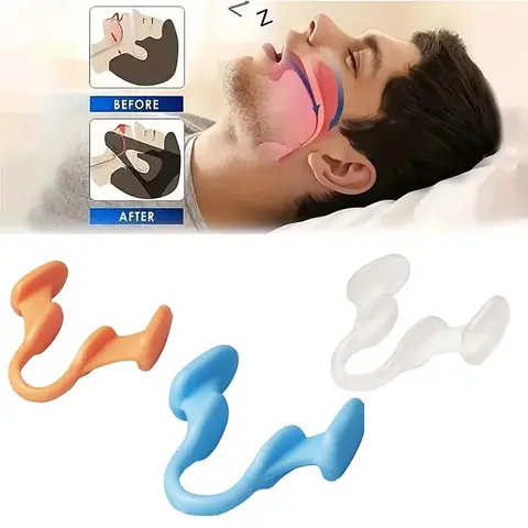 3 Counts/set Silicone Material Anti Snoring Nose Clip,Comfortable Professional Anti Snoring Equipment, Suitable for Adult Heads, Men Gifts, Father's Day Gifts