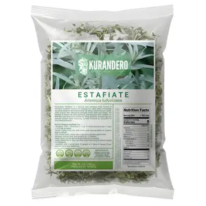 Kurandero Estafiate Herbal Tea – 4 oz (113 g) – 100% Natural Hojas de Estafiate – Traditional Loose Leaf Tea from Mexico – Caffeine-Free, Vegan, Farm-Grown