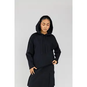 VELA 100% Cotton Asymmetric Hoodie