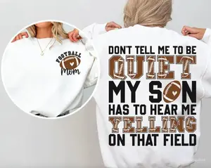 Football Mom Sweatshirt, Football Mom Shirt, Football Mama Gifts, Game Day Shirt, Touchdown Shirt, Sports Hoodie, Football Season Outfit For Women Men