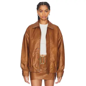 LIONESS Kenny Bomber in Tan