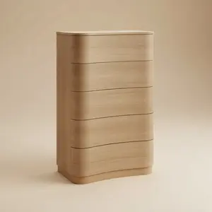 Mirae 5-Drawer Curved Dresser Chest of Drawers by Modway
