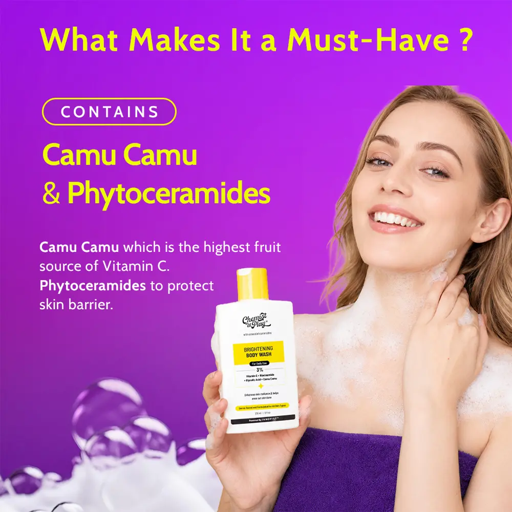 Camu Camu and Phytoceramides Brightening Body Wash