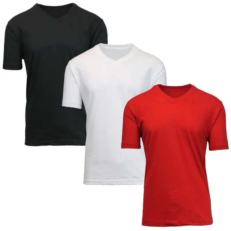Black - White - Red (V-Neck)