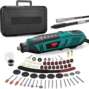 180W Rotary Tool Kit, Corded Power Rotary Tools with 160 Accessories and 6 Variable Speed, 10000-35000RPM Electric Drill Set for  Crafting Projects and DIY Creations