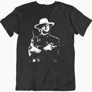 The Outlaw Clint Eastwood Josey Wales Retro T-Shirt, Western Tee, Cowboy Shirt, Gift For Men Women, Streetwear Crewneck Cotton Womenswear 0EW