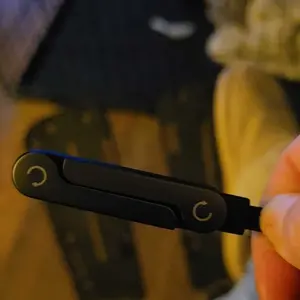 Invisible Holder Charger Cable with Stand, 240w super fast charging 2-in-1 Fast Charging Cord & Phone Stand for Gaming, Office, Car Travel, Compatible with Type-C charging cable Black