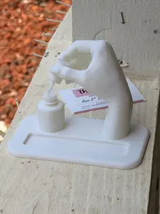 3D Printed Nail Tech Business Card Holder | Nail Salon Desk Display