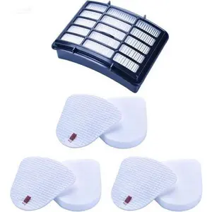 Shark Vacuum Replacement Filters 1+3 Pack, Compatible with Navigator Lift Away NV350 NV351 NV352 NV355 NV356E NV360 NV370 UV440 UV490 UV540 CU500, High Efficiency Dust Trapping, Durable Washable Design, Perfect Fit for Shark Cleaner Models Household