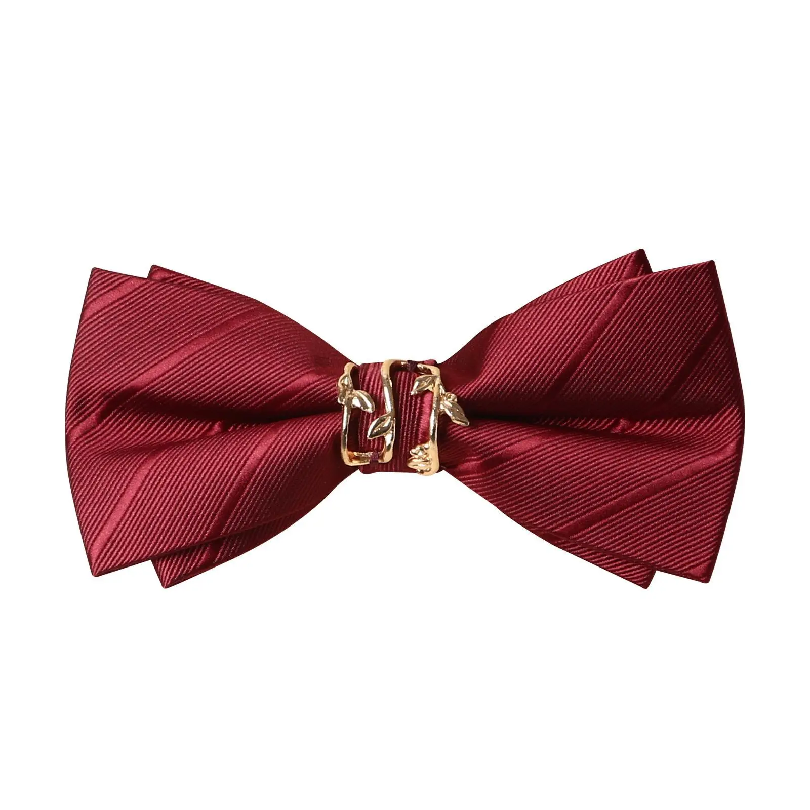 OIDEA Men's Polyester Satin Bowtie, Pre-Tied Formal Bowknot with an Adjustable Strap and Bow Detail Design for Weddings & Proms