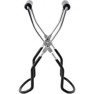 Canning Jar Lifter Tongs Stainless Steel Jar Lifter with Grip Handle for Home Kitchen (Black)