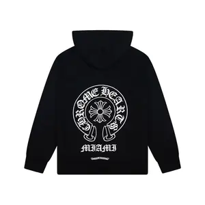 Chrome Hearts Miami Exclusive Zip Up Hoodie Black