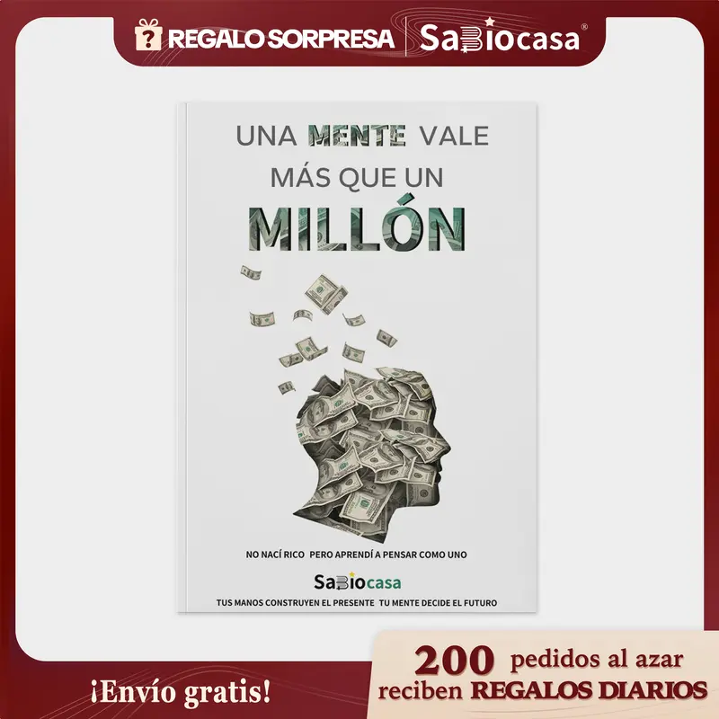 2026 Edition Professional,SabioCasa Una Mente Vale Más Que Un Millón ,Encourages Learning ,Language Enthusiast,Textbook Language,Spanish Speaker, Friendship Gift,Suitable for gifting.