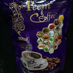 Peem Coffee 39 In 1 (ภีมคอฟฟี่) 100% Brazilian coffee, roasted Arabica, 20 grams x 15 sachets x 2 bags