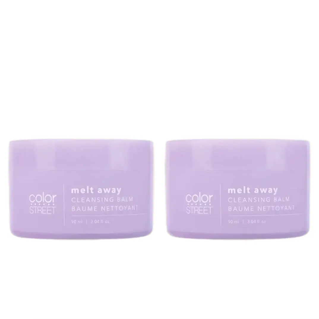 Color Streets Melt Away Cleansing Balm Makeup Remover Bundle - Cleanse and Remove Makeup with Ease